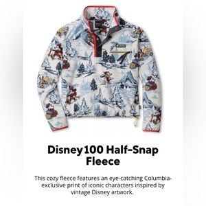 Disney 100 x Columbia Half-Snap Fleece